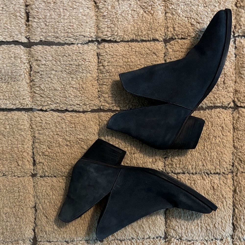 Free People Black Ankle Booties